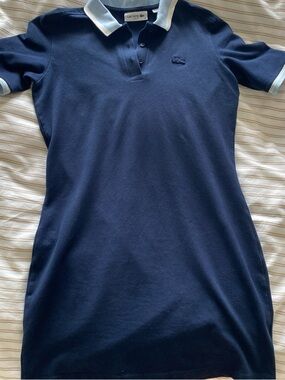 Navy Lacoste polo dress 36